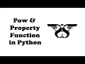 187 Pow and Property Decorator in Python with Example Code Decorator Python Built-in Function-24