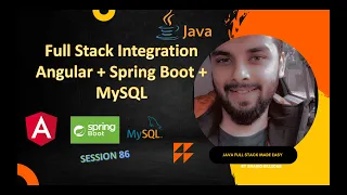 Session 86 - Full Stack Integration Angular Spring Boot MySQL Complete Project