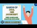 Scrolling Menu Example HTML CSS JavaScript Course for Beginners and Students Tutorial Part 7