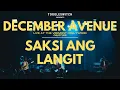 Download Lagu Saksi Ang Langit - (NEW SONG!!!) December Avenue LIVE at The Vermont Hollywood