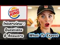 BURGER KING Interview Secrets What They Really Ask How to Stand Out 2026