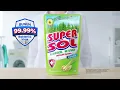 SUPERSOL SEREH CEGAH PENYEBARAN KUMAN, BAKTERI, DAN VIRUS HINGGA 99,99%.