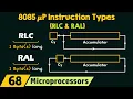 8085 Microprocessor Instruction Types RLC and RAL