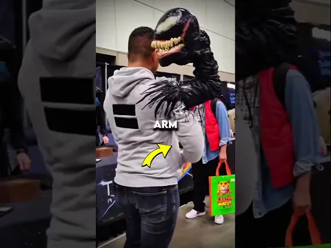 Venom Costume Fooled Everyone 😱#shorts