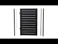 NEW Aluminum Gate Kit by Alumission Easy Installation w Basic Tools Upgrade to Aluminum Now