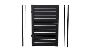 NEW Aluminum Gate Kit by Alumission Easy Installation w Basic Tools Upgrade to Aluminum Now