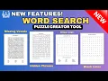 Word Search Tool Update Missing Vowels Hidden Phrases Clues More
