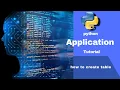 16 - python application gui create a table with pandastable and tkinter