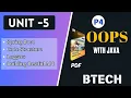 OOPS with Java Unit 5 Part 4 spring boot loggers building restfulapi AKTU