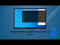 Star Patterns With Java Using For Loop - 01