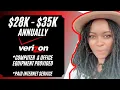 COMPUTER HOME OFFICE EQUIPMENT PROVIDED VERIZON WORK FROM HOME