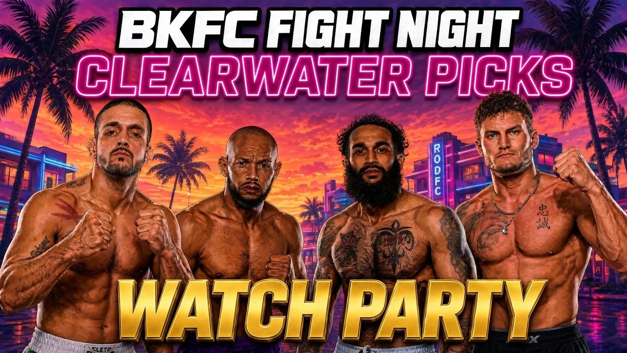 BKFC Fight Night Clearwater Watch Party Bare Knuckle Casual is live! 2026-10-24 02:04