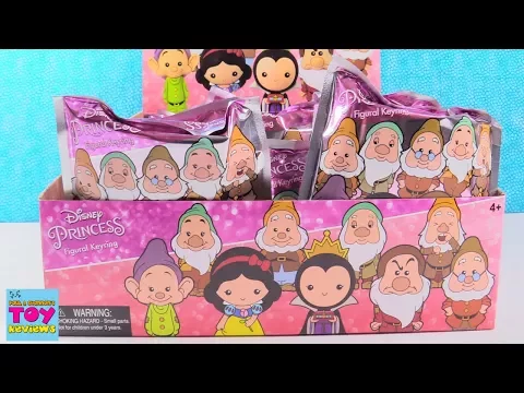 Download MP3 Snow White Disney Seven Dwarves Figural Keyrings Blind Bag Opening | PSToyReviews