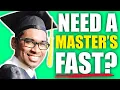 How to Get a Master s FAST CHEAP