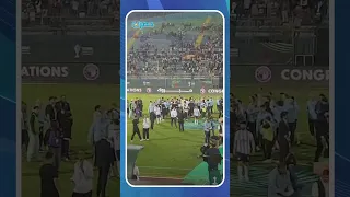 فرحة مايلي ولاعبي بيراميدز بالفوز بالسوبر الأفريقي حصري 