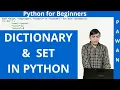 4 Python Dictionary and Set in Hindi 2020 Python tutorial
