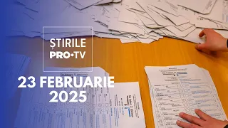 Știrile PRO TV - 23 Februarie 2025