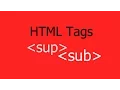 Use of HTML Superscript and Subscript Tags for Website -