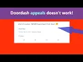 Doordash deactivation appeal doesn t work 99 got denied Here s what people tell about it