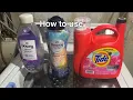 How to use Tide+ with Donwy April Fresh, Downy Rinse \u0026 Refresh \u0026 Ultimate Fusions