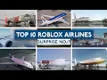 Lagu TOP 10 BEST ROBLOX AIRLINES