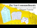 3 WAYS The Ten Commandments Papercraft