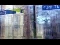 Palram Sunlite clear polycarbonate panels - cheap and durable windows