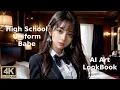 Lagu high school uniform babe | 4K AI Art LookBook