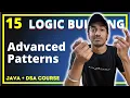 LOGIC BUILDING with ADVANCED Patterns in JAVA JAVA DSA COMPLETE COURSE
