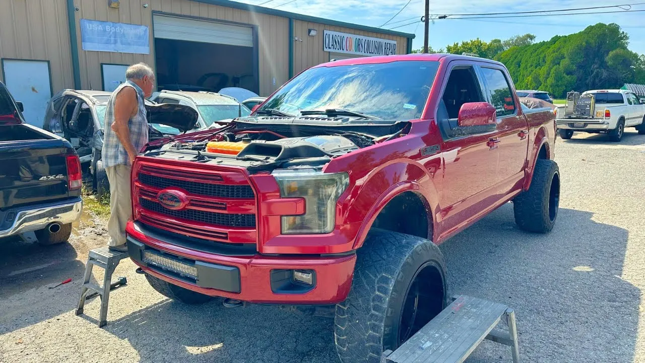 Brand New, Painted Ford F150 Hood - ReveMoto x KickinItWithQ