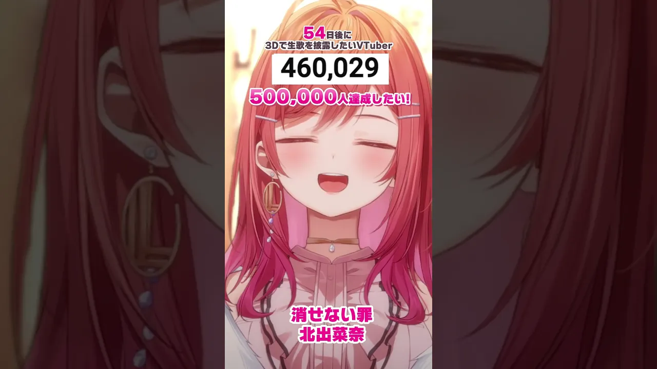 【54日後に3D化の夢を叶えたい?】ダーリン…ah 消せない罪 生歌で歌ってみた【#一条莉々華 #Shorts #hololivedev_is #ReGLOSS】