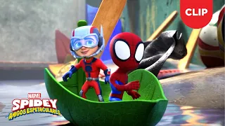 La corriente del río | Clip | Spidey y sus sorprendentes amigos