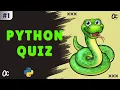 Python Quiz - 1 Challenge Yourself Today with the Python Quiz Watch Learn and Grow Coding