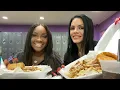 STRIP CLUB HOUSE MOM CHICKEN ALFREDO PASTA MUKBANG