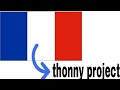 how to make French flag in thonny