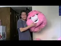 Unboxing Cheer Bear from Care Bears Mascot Costume