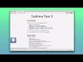 5 Installing Sublime Text 3 Mac