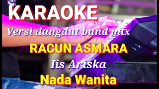 Download RACUN ASMARA - Iis Ariska | Karaoke dut band nada wanita | Lirik MP3
