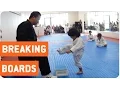Lagu Little Boy Trying to Break Board in Taekwondo | The New Karate Kid
