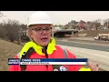 I-75 southbound lanes closed while crews repair damaged bridge near I-94