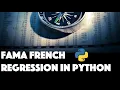 Fama French Regression in Python