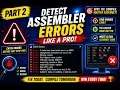 ARM7 Assembly Debugging Part 2 Fix ARMASM Errors Warnings Keil uVision LPC2148