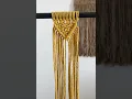 MAKING A TRIANGLE MODEL WITH A SQUARE MACRAME KNOT
