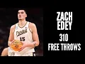 Every Zach Edey Made Free Throw in 2023-24 Season