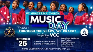 Through The Years, We Praise ! || Mt Grace S.D.A Church | Music Day