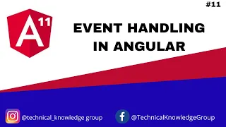 Angular 11 - Event Handling in Angular 11 11