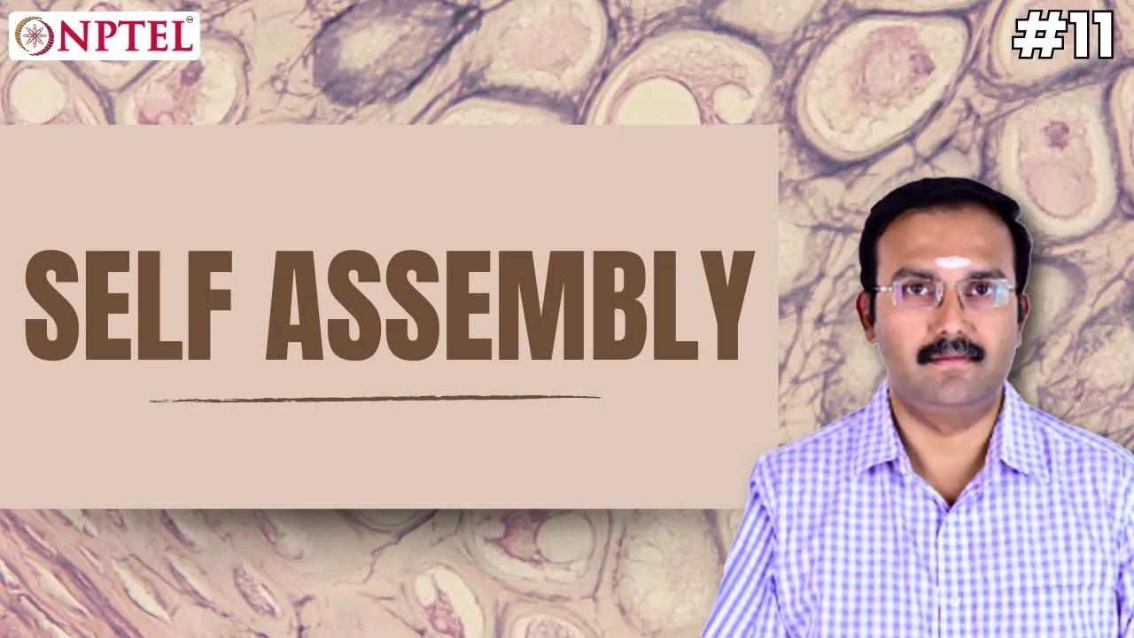 #11 Self Assembly | Introduction to Tissue Engineering