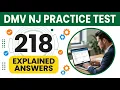 Mastering the DMV NJ Practice Test 218 Questions with Explained Answers for 2026 Success