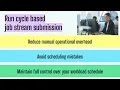 Run cycle based job stream submission in Workload Automation