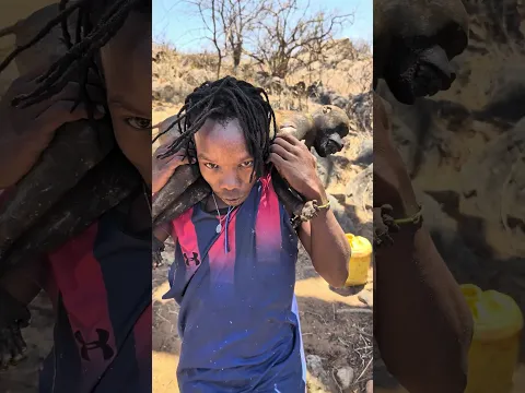 Preparing Today’s Catch the Traditional Way! straight from the bush to the fire. 🍖😋